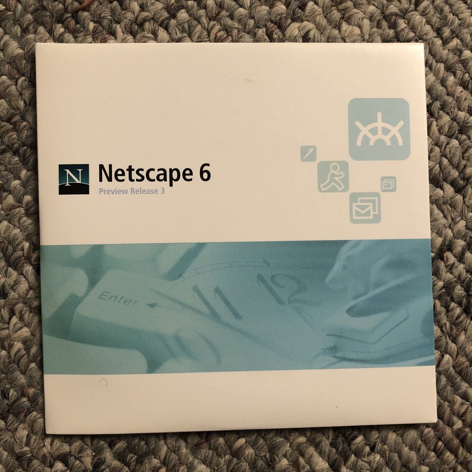 Vintage Orig Pkg. Unopened Netscape 6 CD - 2000
