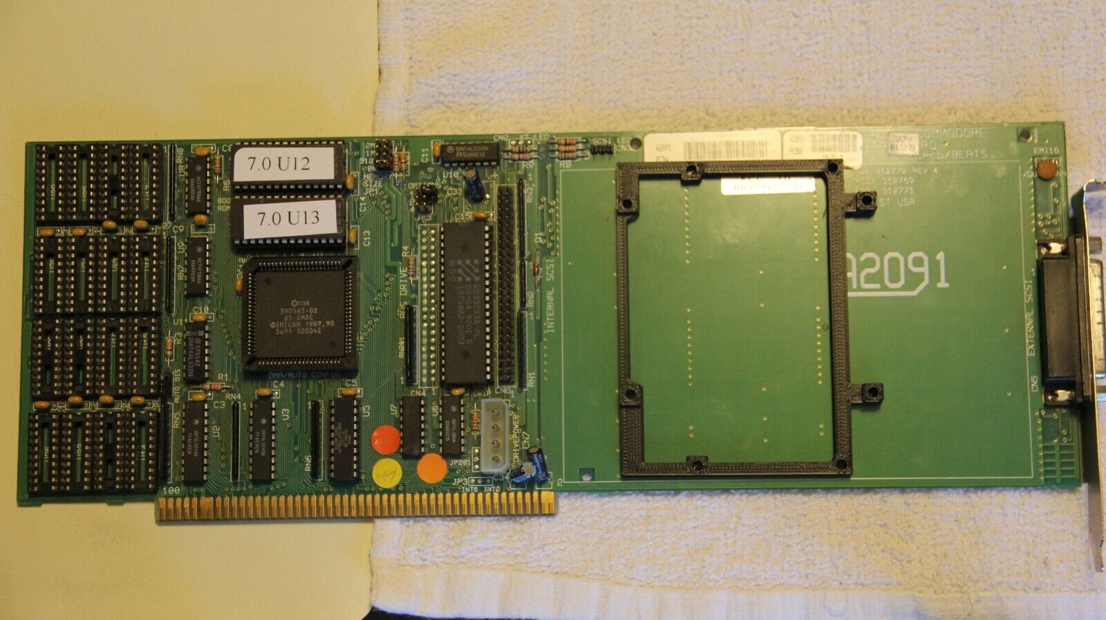 SCSI2SD Mount for chassis, hard cards Amiga A2091,Macintosh etc