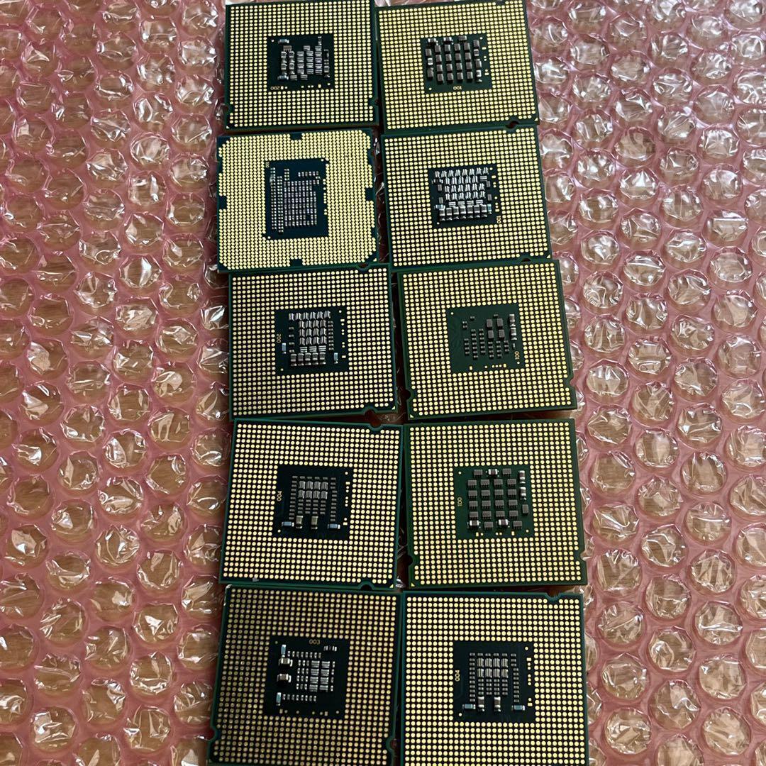 Random CPU Intel Core Celeron Duo JUNK Drawer Lot of 10 Untested Parts/Repair