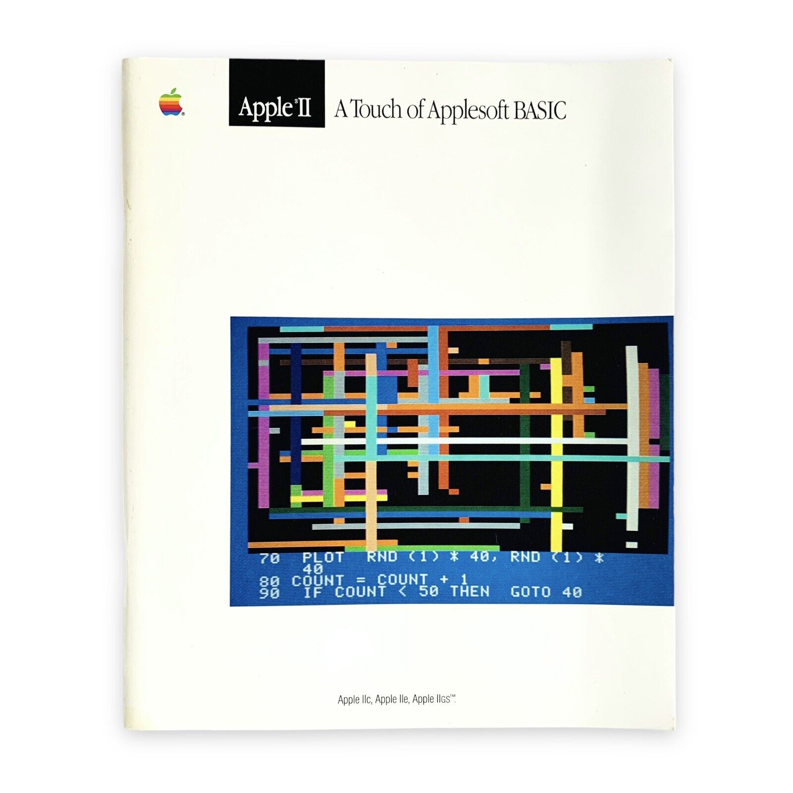 Apple II A touch of AppleSoft BASIC Tutorial Manual VTG 1986 ..