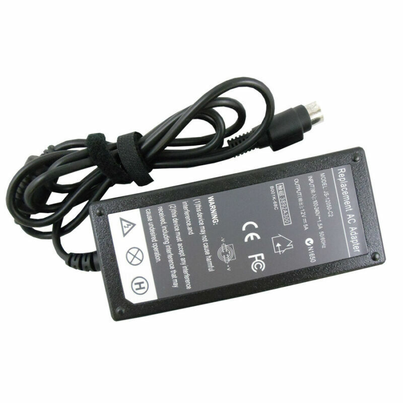 12V 4-Pin AC Adapter For Sanyo CLT1554 CLT2054 LCD TV Power Supply Cord Charger