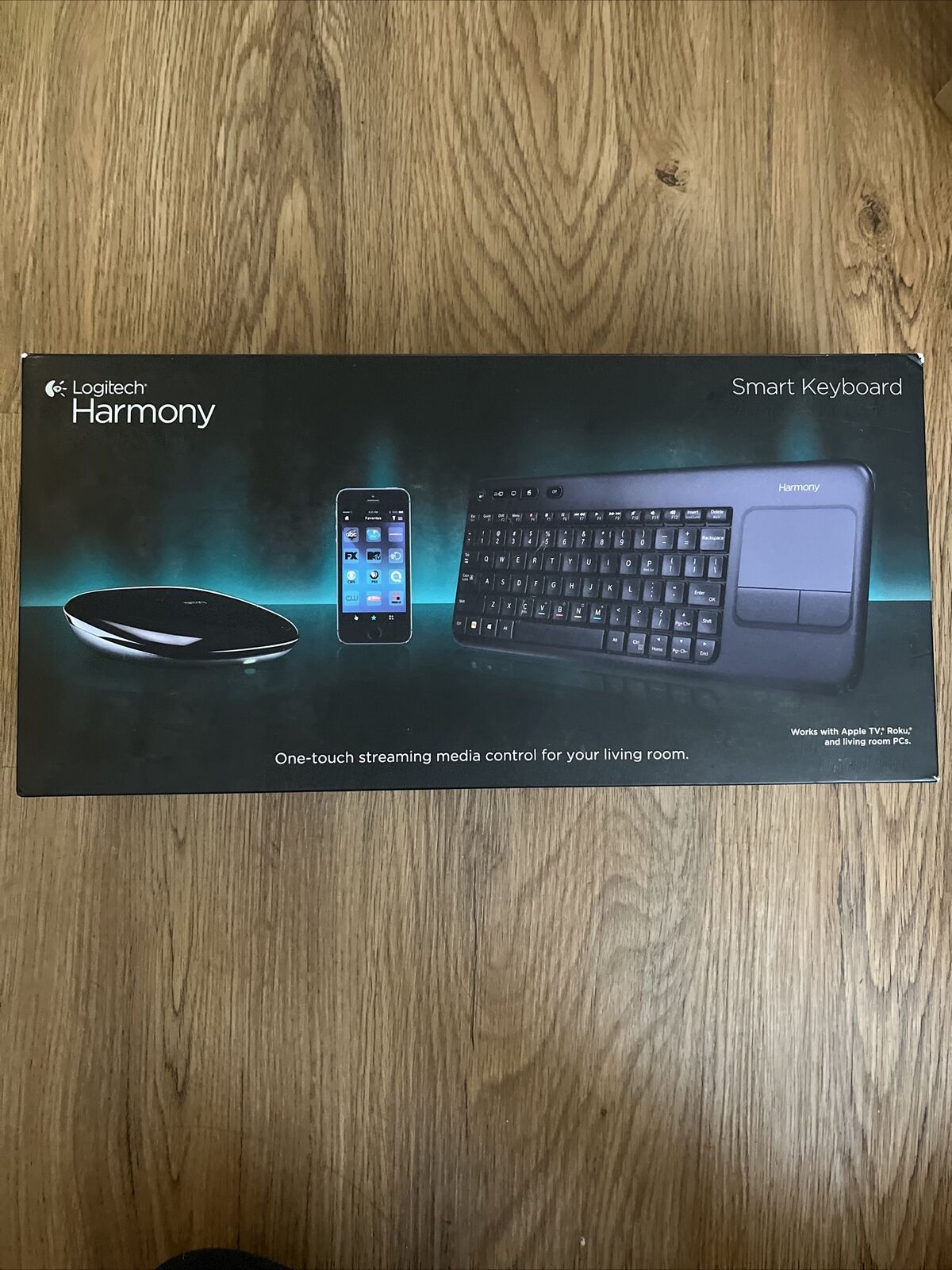 Logitech Harmony Smart Keyboard with Hub USB dongles and original box