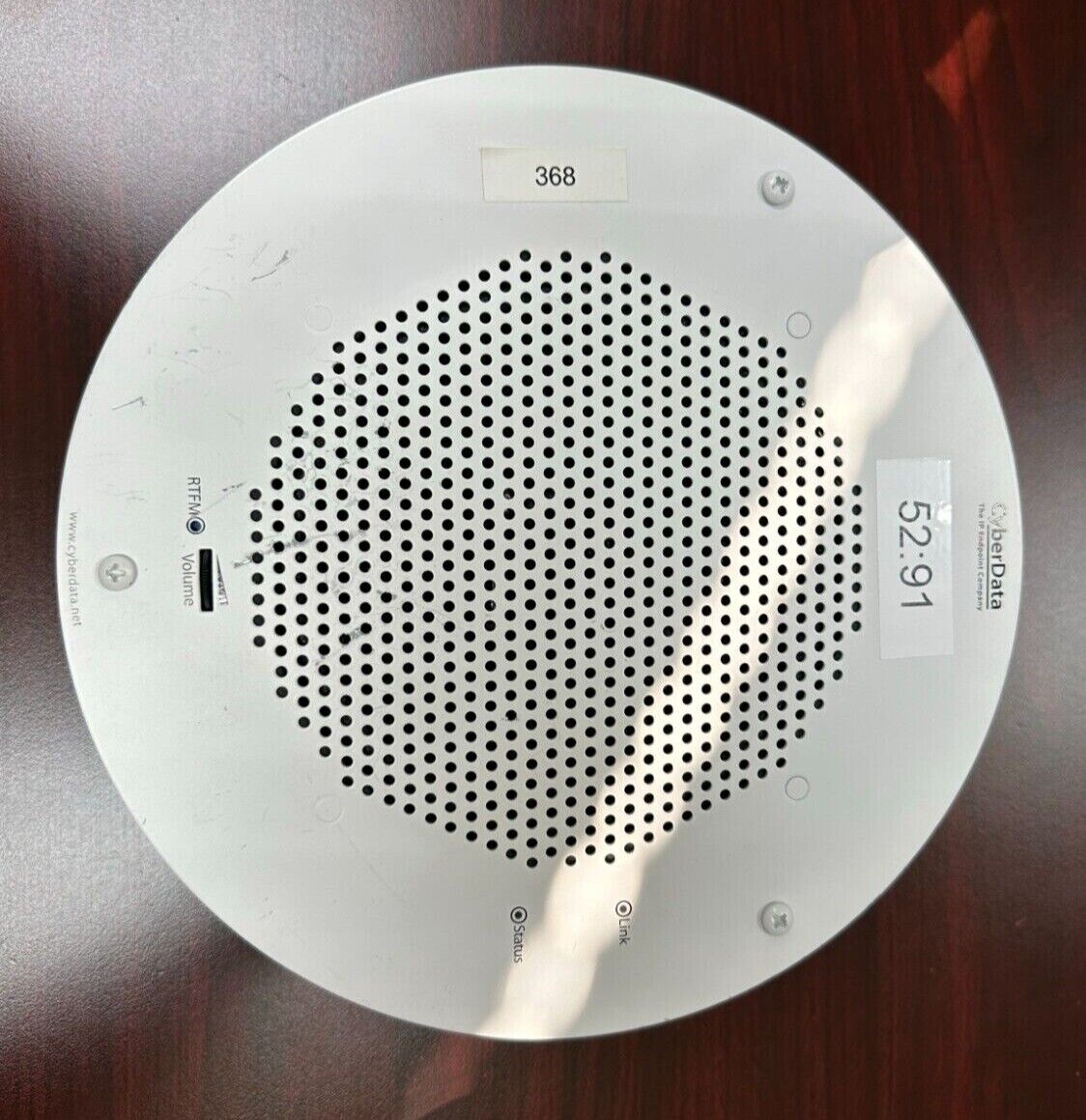 Lot of 59 - Cyberdata PoE SIP Amplified Ceiling Speaker 011099C / 021037J1