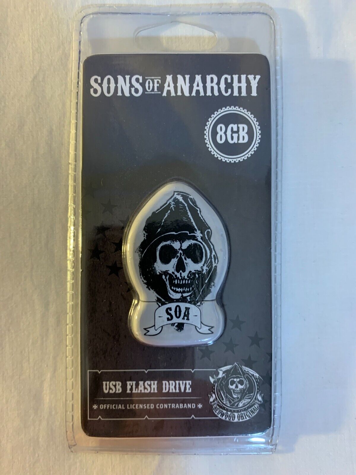Tribeca Sons of Anarchy USB Flash Drive Memory Stick 8GB w/The Reaper Design