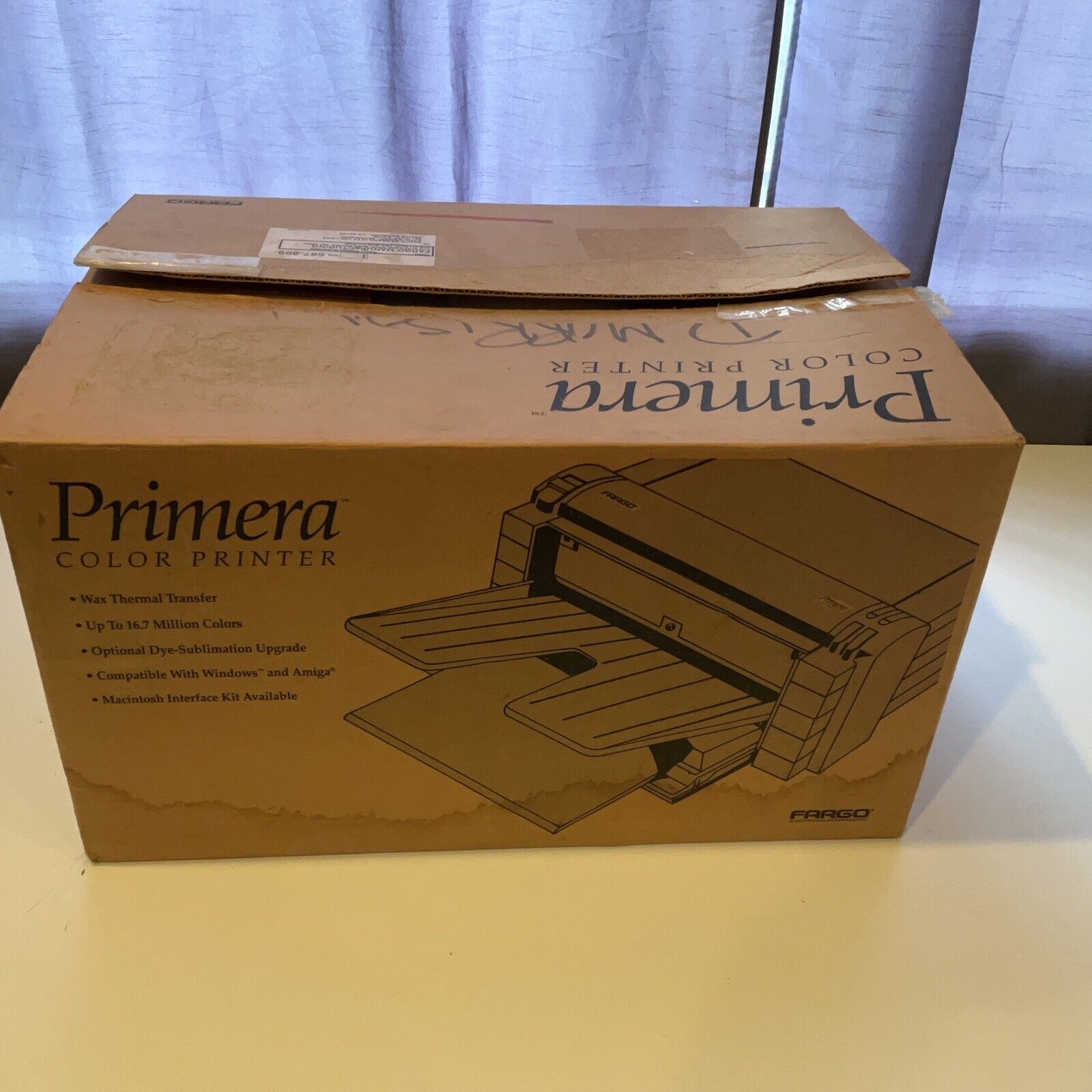 Primera Color Printer Thermal Transfer Color Printer With AC Adapter Vintage