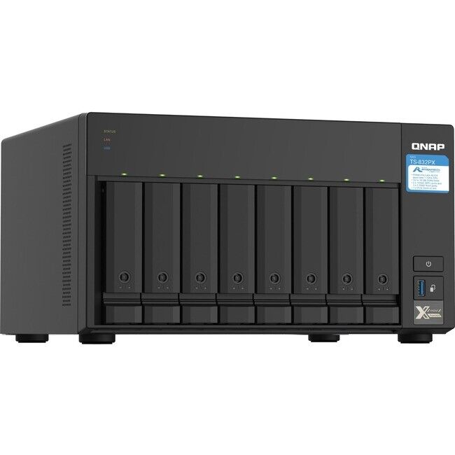 QNAP TS-832PX-4G SAN/NAS Storage System TS832PX4GUS