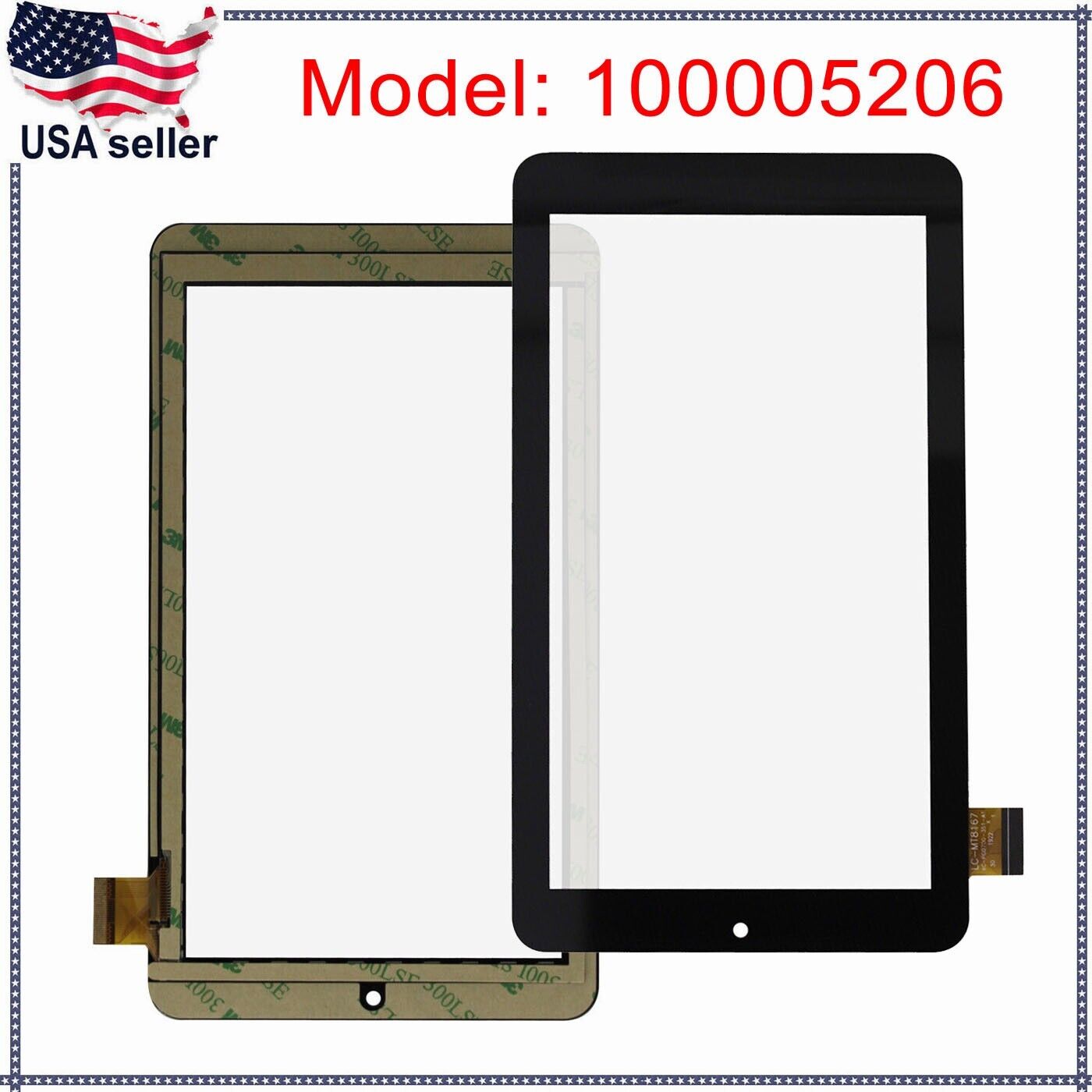 New 7 inch Touch Screen Digitizer Glass For ONN Surf 100005206 Tablet PC