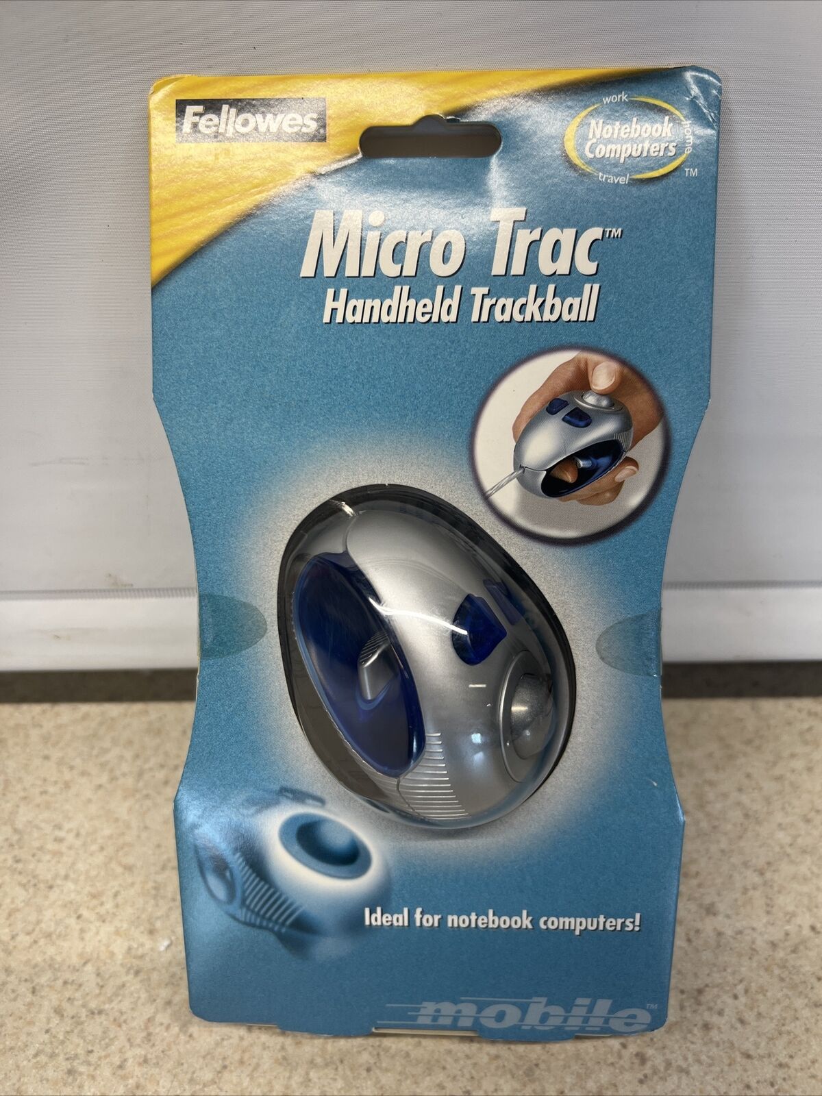 Fellowes Micro Trac Handheld Trackball Laptop Mouse Wired 99928 - New Sealed