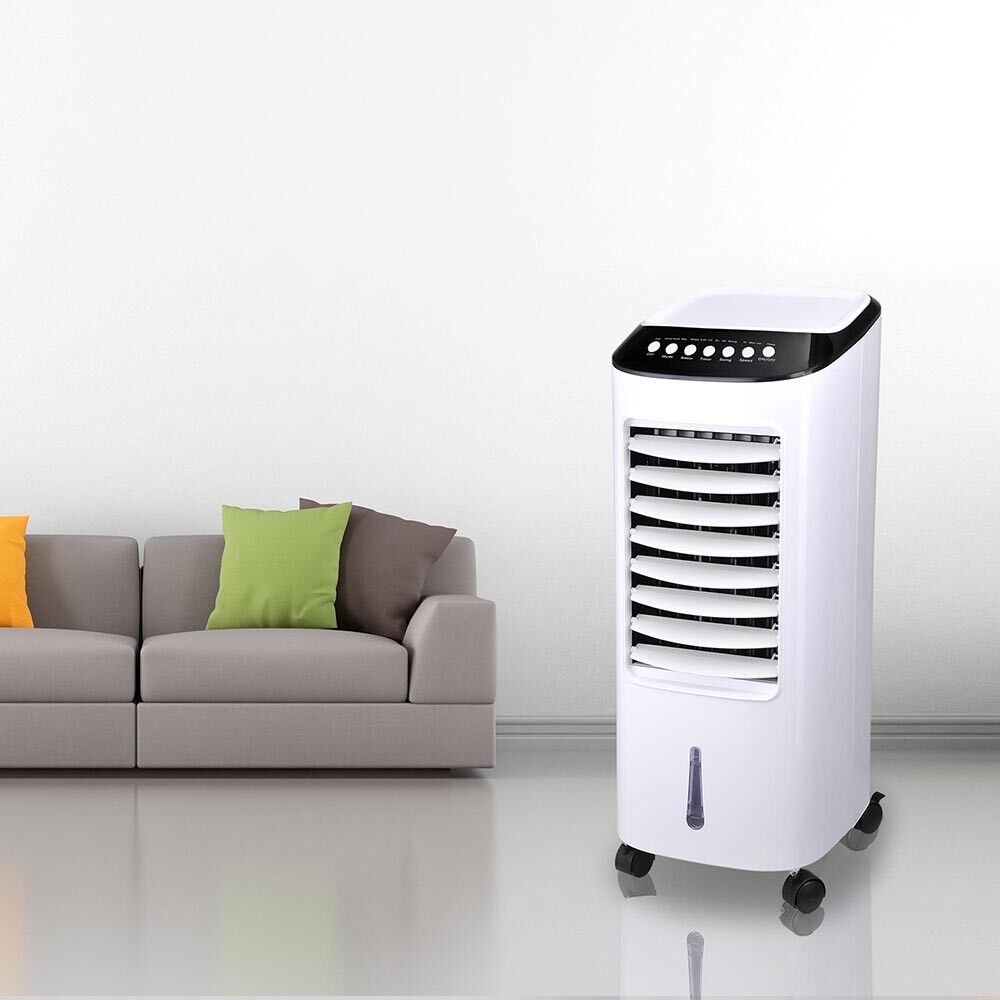 Portable Evaporative Air Cooler Fan Indoor Cooling Humidifier w/ Remote Control