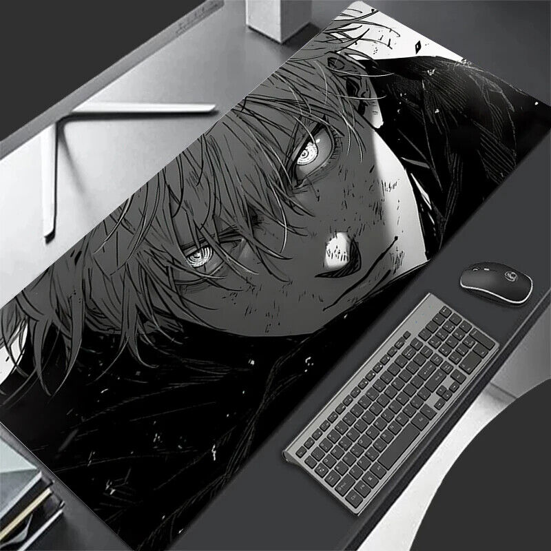 New L-XXL Large Anime Fans Anti-Slip Mouse Pad Gaming Keyboard Desk PC Big Mat