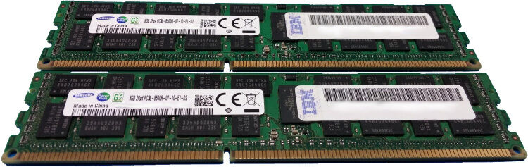 IBM 4526 8GB (2x4GB) Memory DIMMs, 1066 MHz, 2Gb DDR3 DRAM
