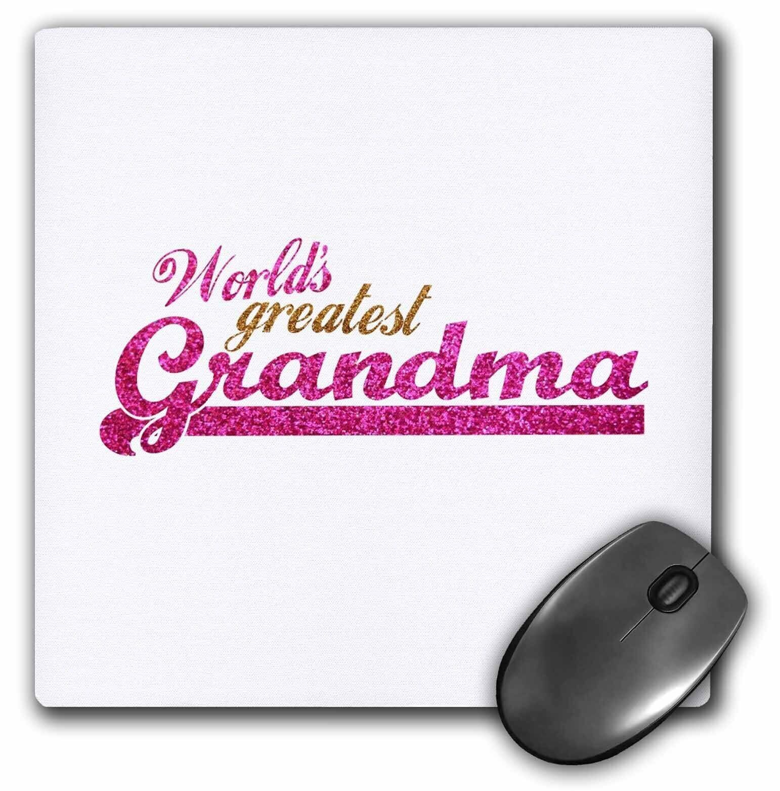 3dRose Worlds Greatest Grandma - Best Grandmother in the world - Granny gifts -