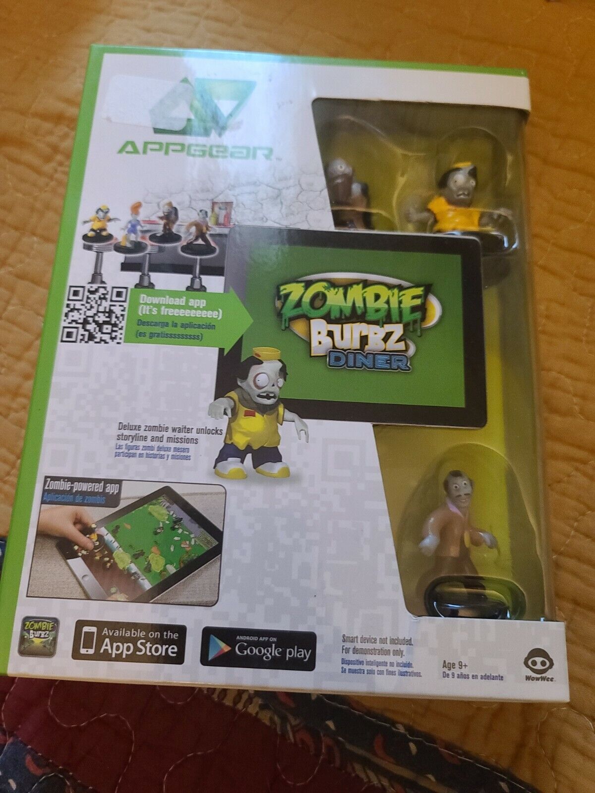 Appgear Zombie Burbz Diner 4 Zombies iPad App Game New In Box Zombie Figures(BB)