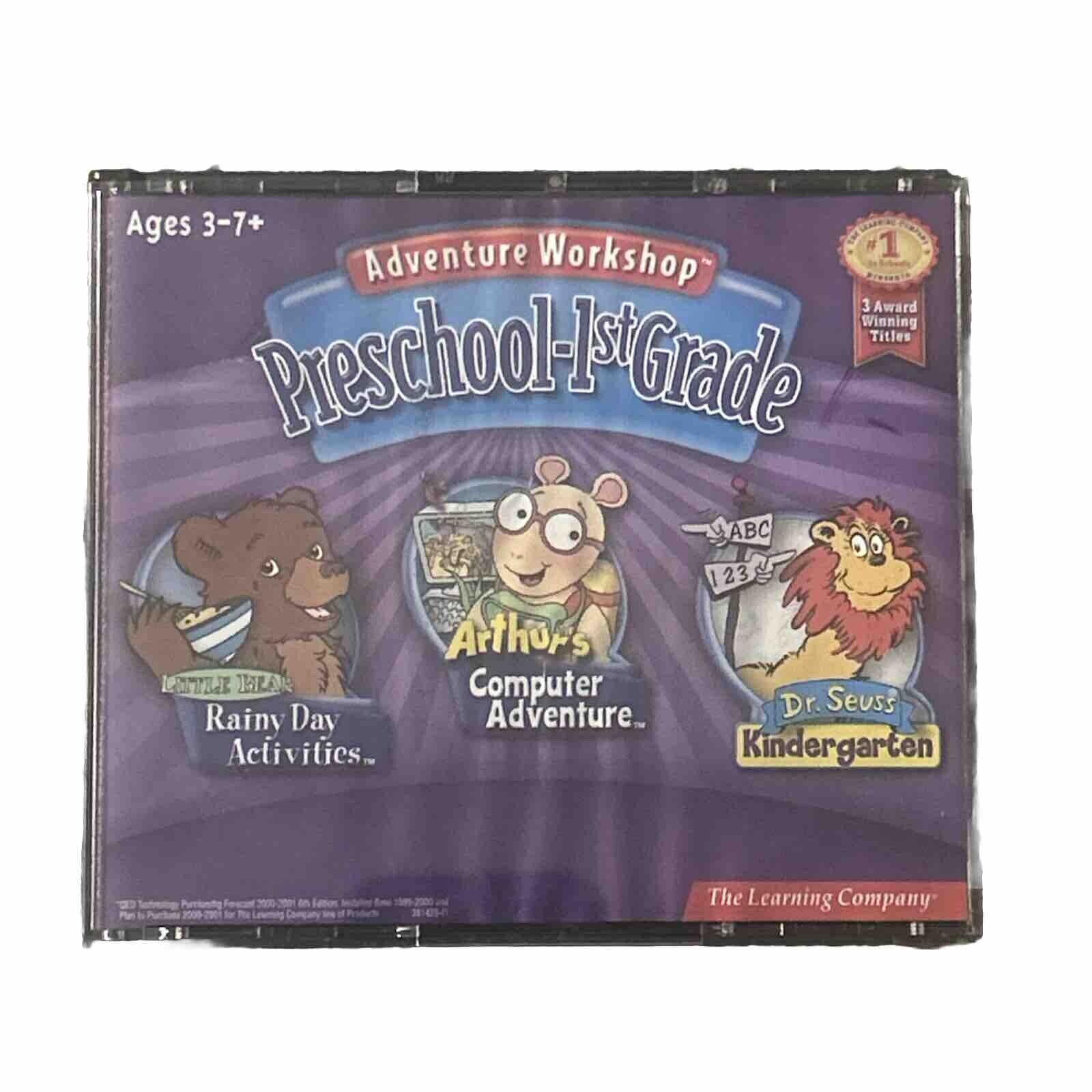 Adventure Workshop, Preschool-1st Grade 3 CD Set (2002, The Learning Company)