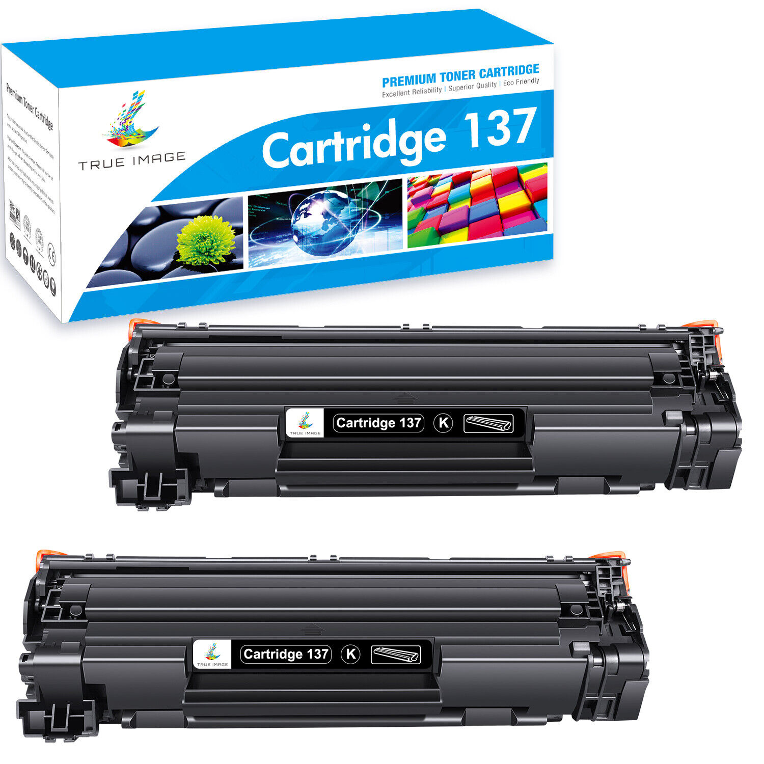 2x CRG137 For Canon Cartridge 137 Toner ImageClass MF232w MF216n MF244dw Printer