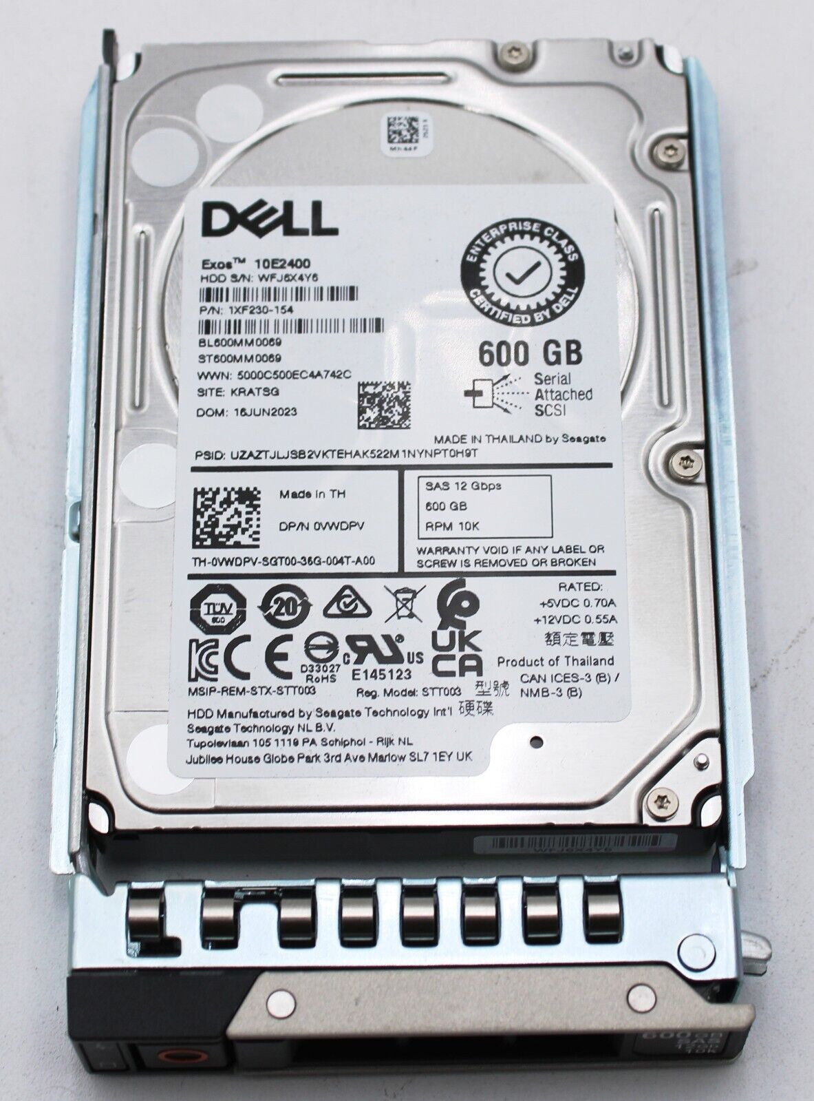 Dell Exos 10E2400 600GB SAS 2.5\
