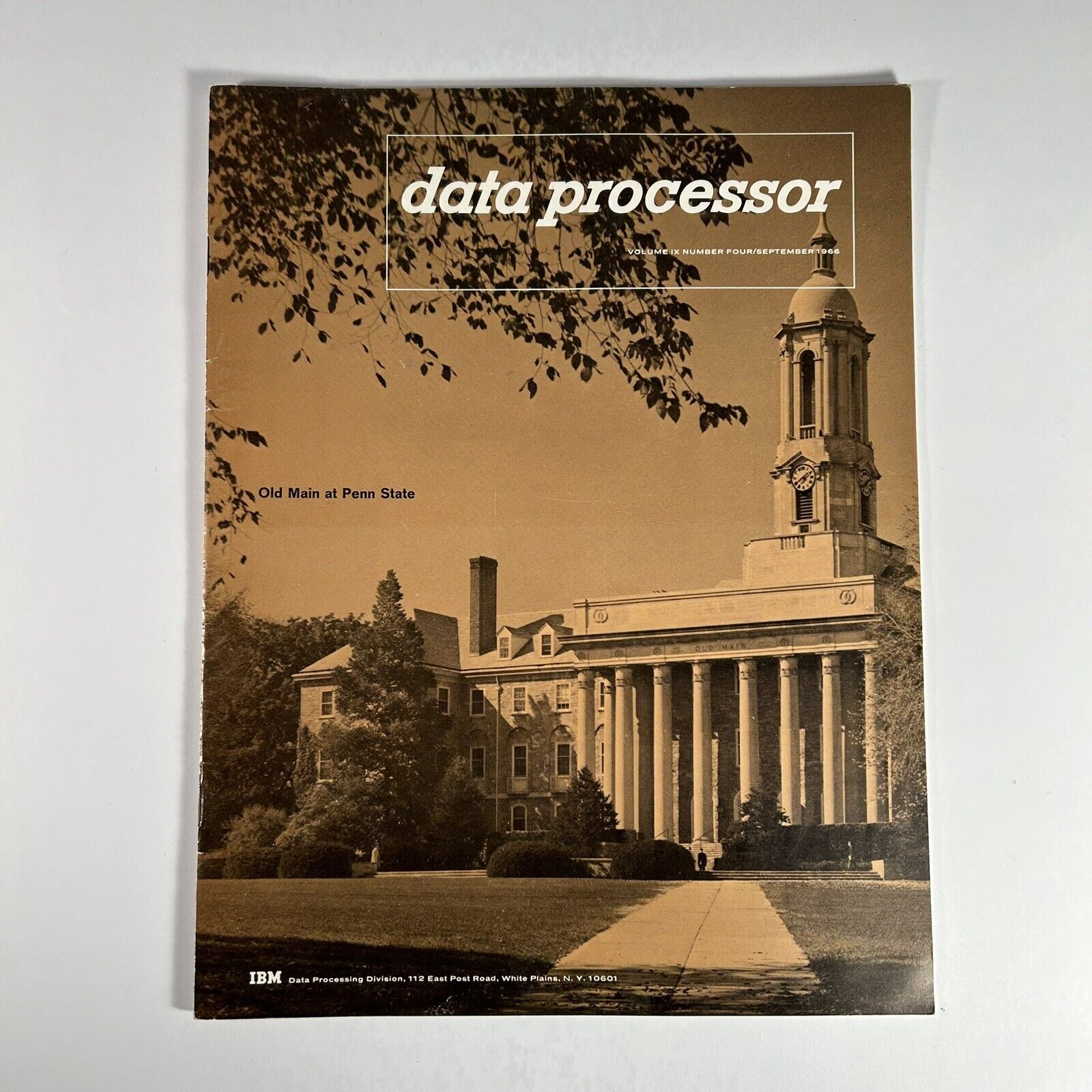 Vintage RARE IBM DPD Data Processor September 1966 Internal Magazine Penn State