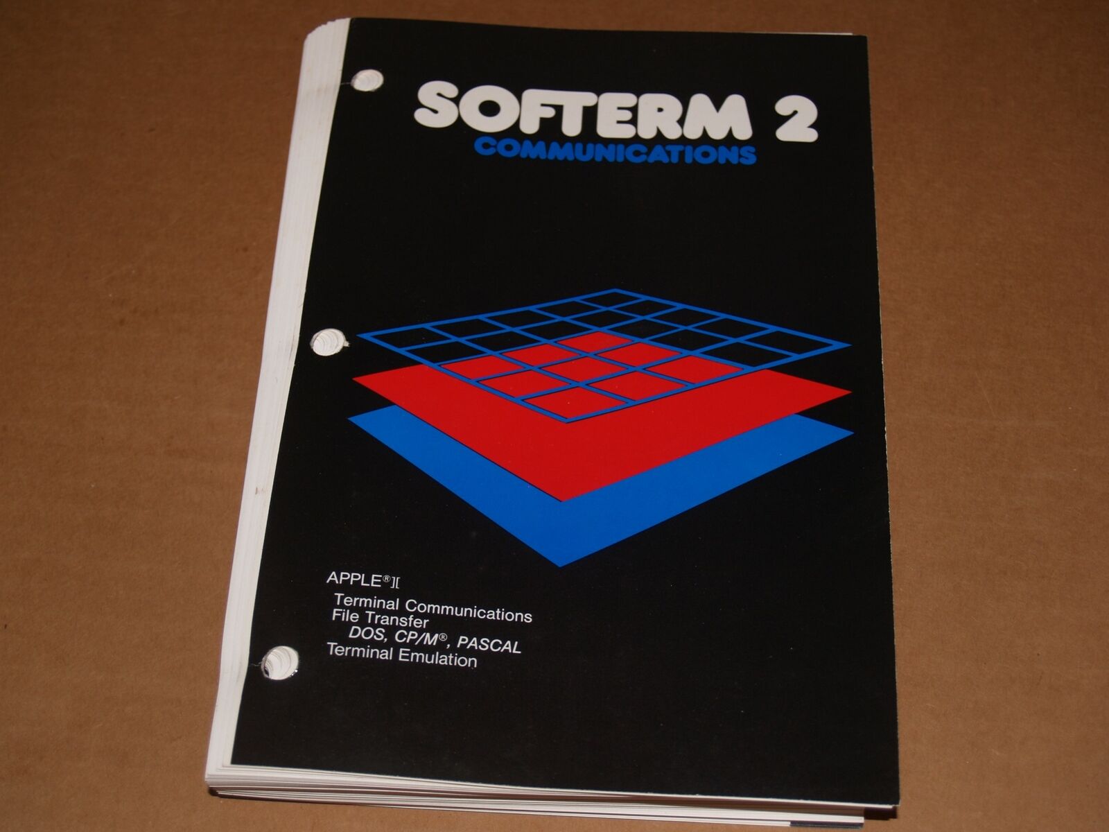 Vintage 1984 Manual for Softerm 2 Communications User Guide for Apple II