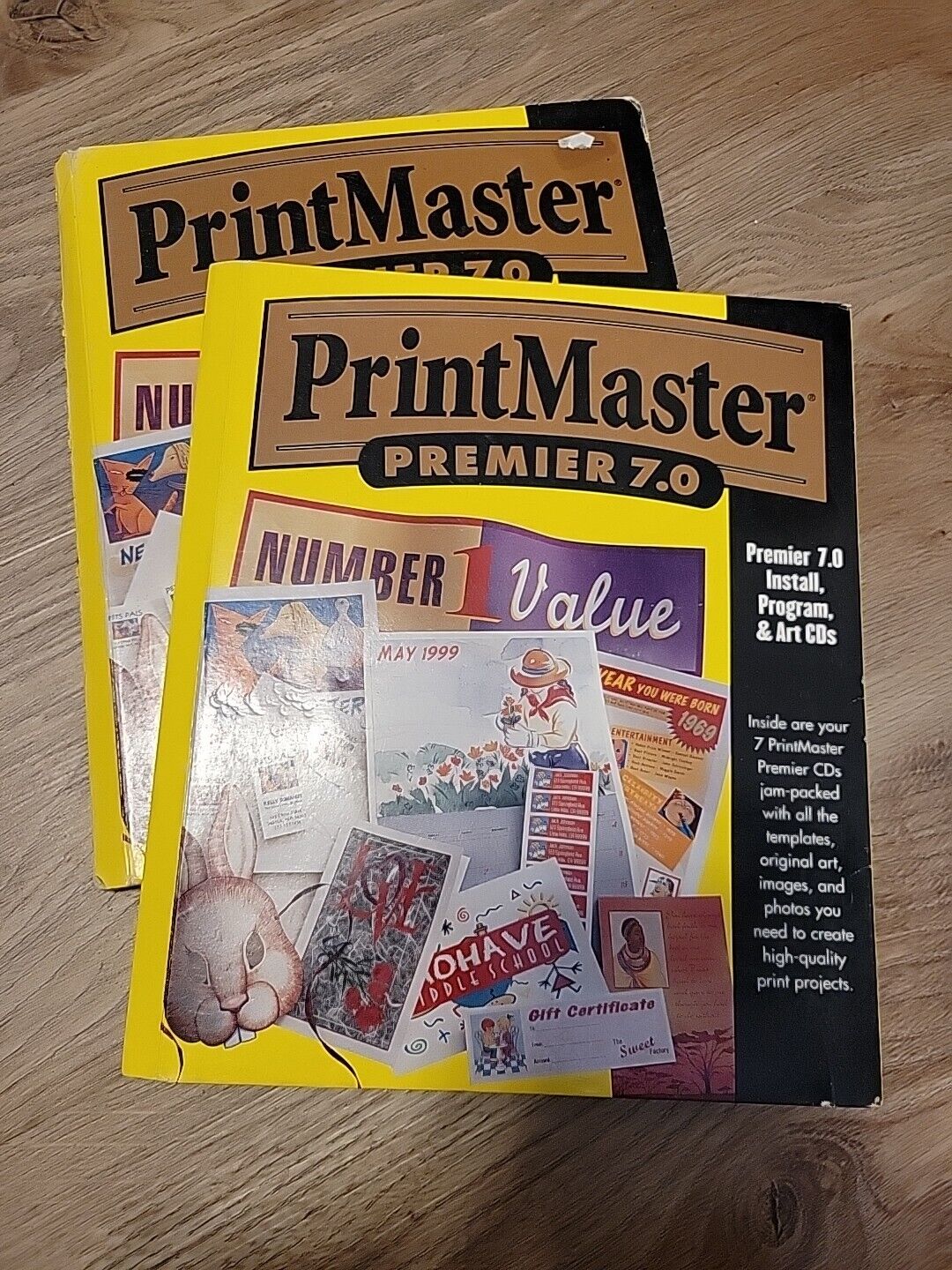 Vintage Print Master Premier  7.0 PC Software - WINDOWS 95 98 NT 4.0
