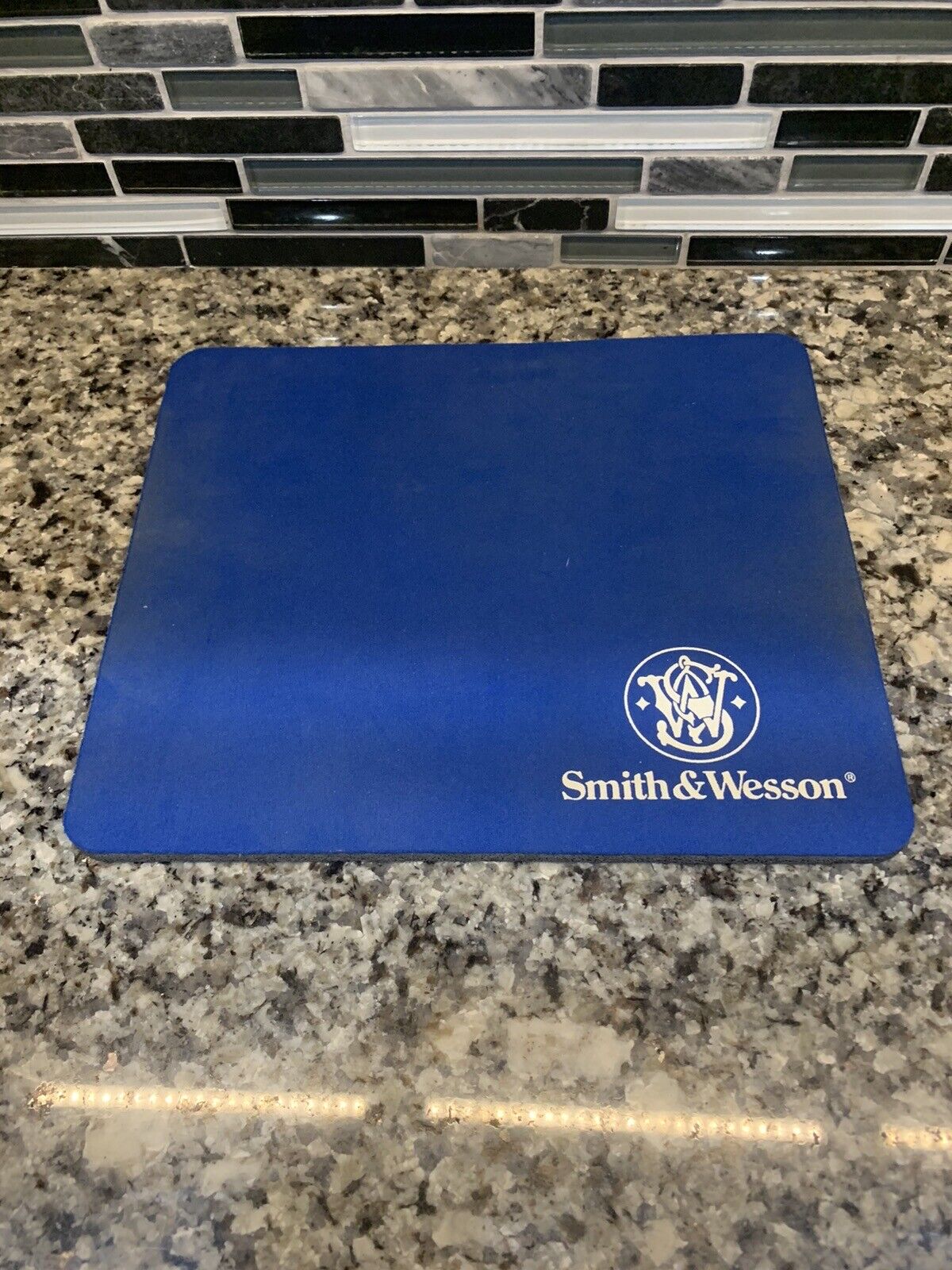 Smith and Wesson Mouse Pad Blue