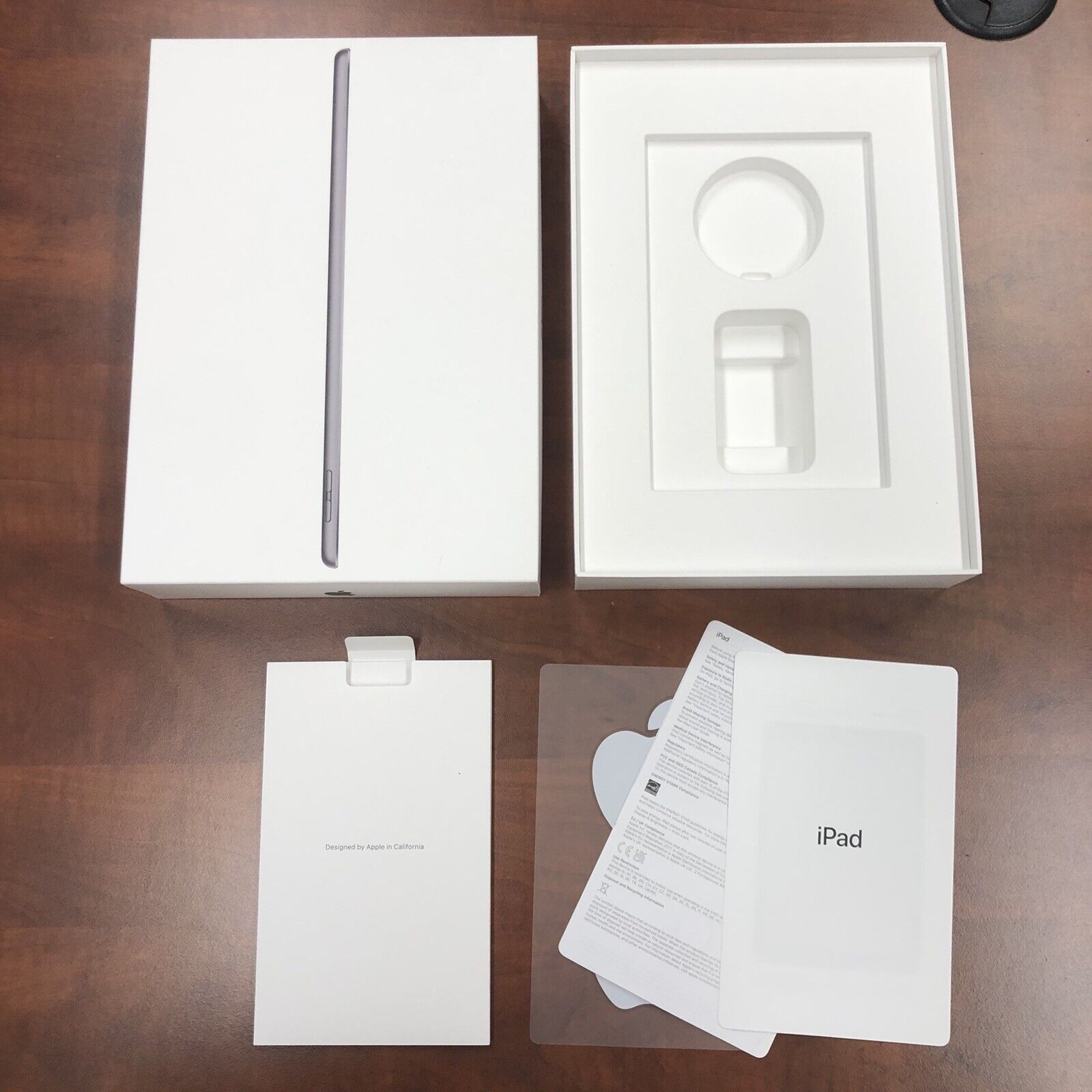 EMPTY BOX ONLY Apple iPad 9th Generation Wi-Fi 64GB 10.2 In Space Gray