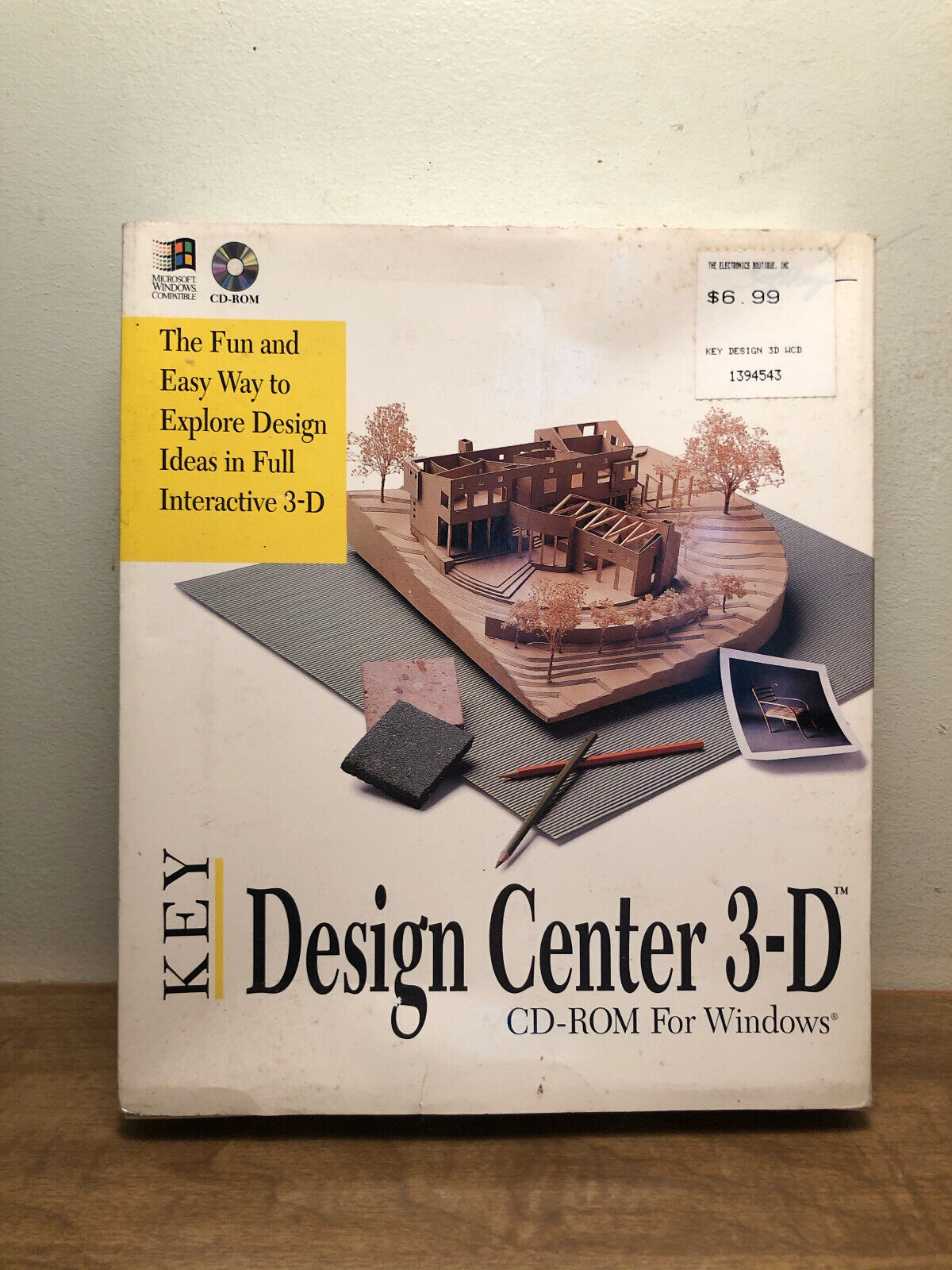 Key Design Center 3-D (PC, 1995) New & Sealed