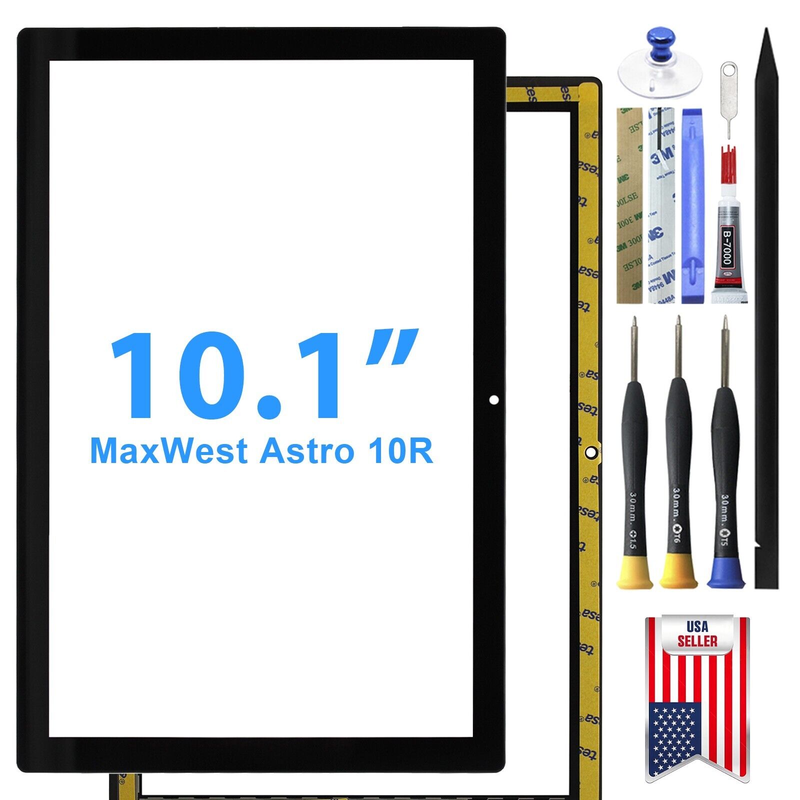 10.1 Touch Screen Digitizer Glass Panel Replacement For Maxwest ASTRO 10R Tablet