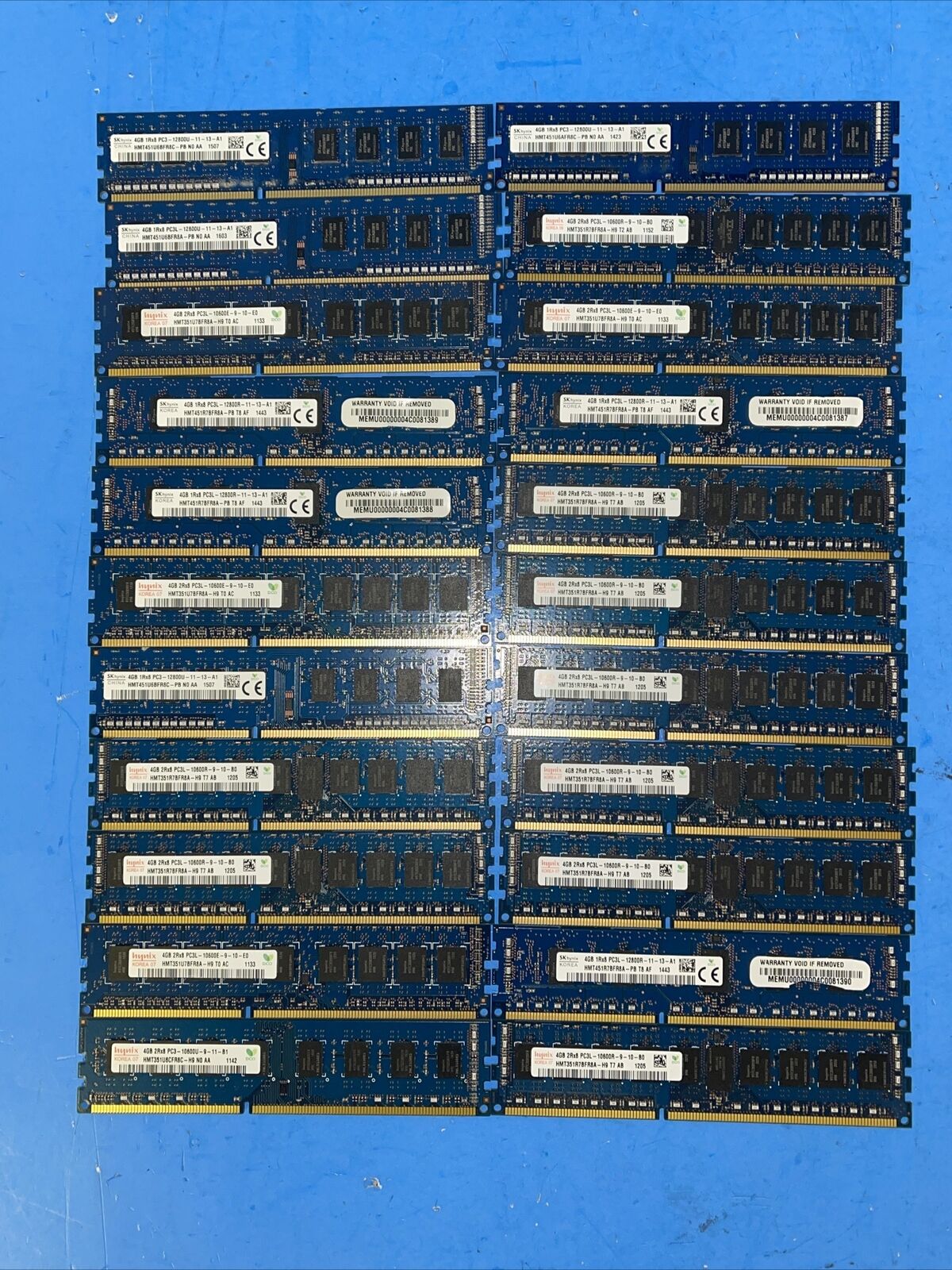 HYNIX 44GB KIT (11 x 4GB)  ASSORTED -MIXED  MODELS RAM MEMORY
