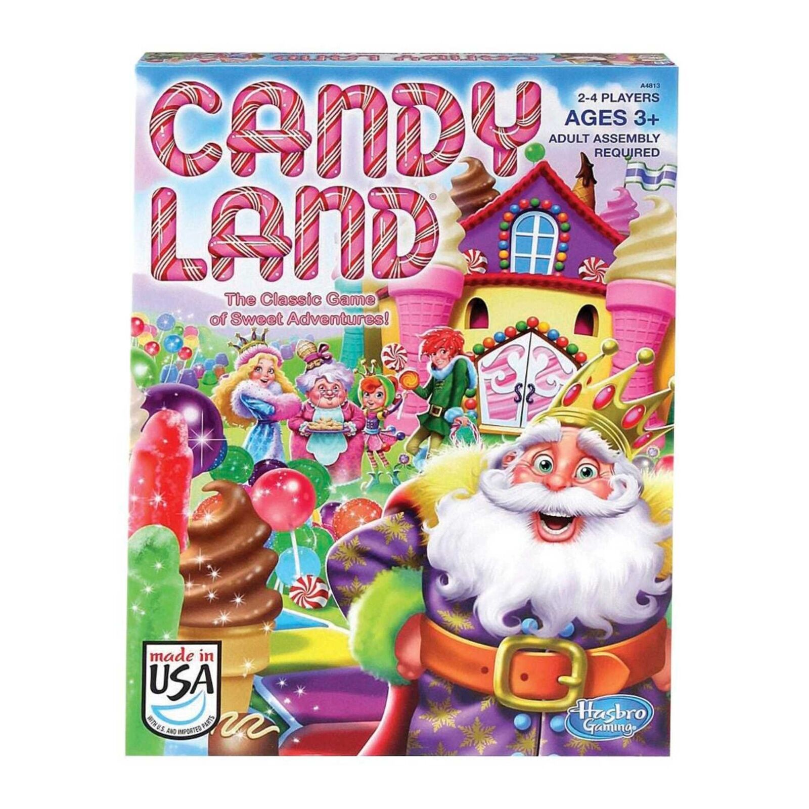 Hasbro Candy Land, Classic Board Game, 2 to 4 Players, Ages 3 to 6