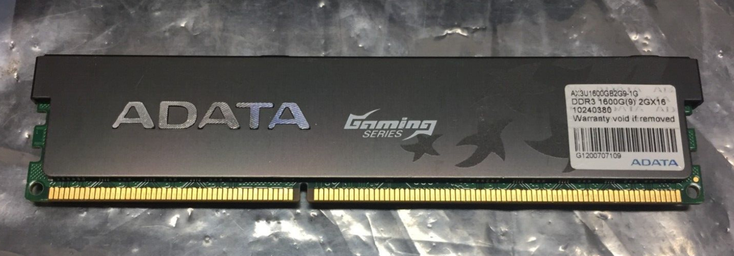 Adata Gaming Series RAM AX3U1600GB2G9-1G