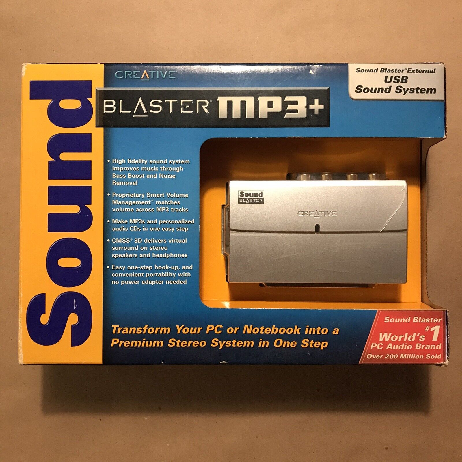 Creative Sound Blaster MP3 Plus External USB Sound System SB0270 NEW SEALED