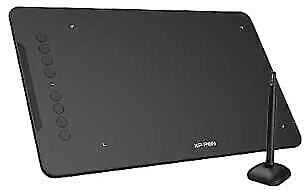 XPPen Deco 01 V2 Graphics Tablet 10x6.25 Inch Drawing Tablet 8192 Levels Black
