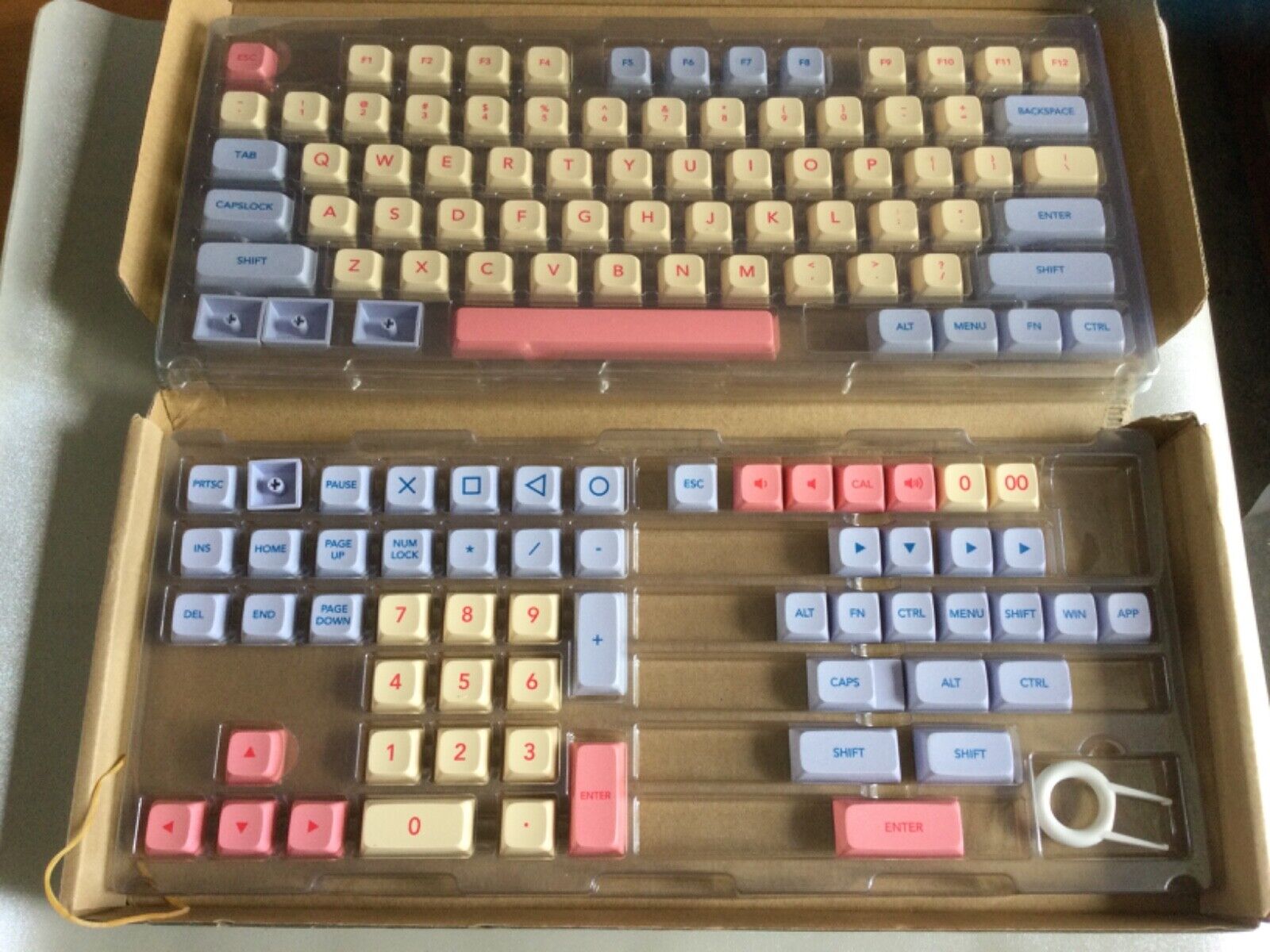 XDA PBT Keycaps for 132 Keys Mechanical Keyboard Keycap Dye Sub
