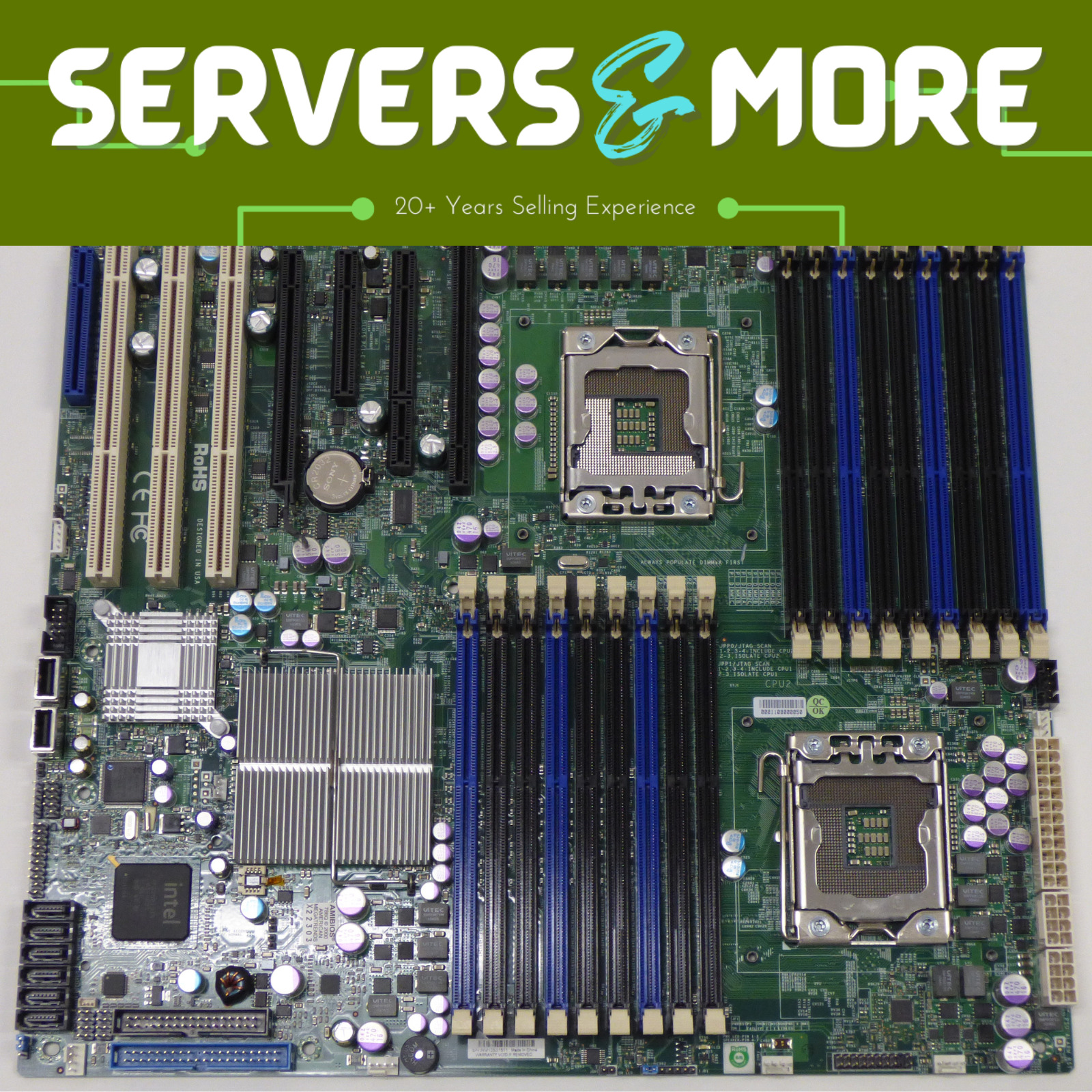 Supermicro X8DTN+ Server Board Combo | Intel Xeon E5520 | 288GB DDR3 ECC