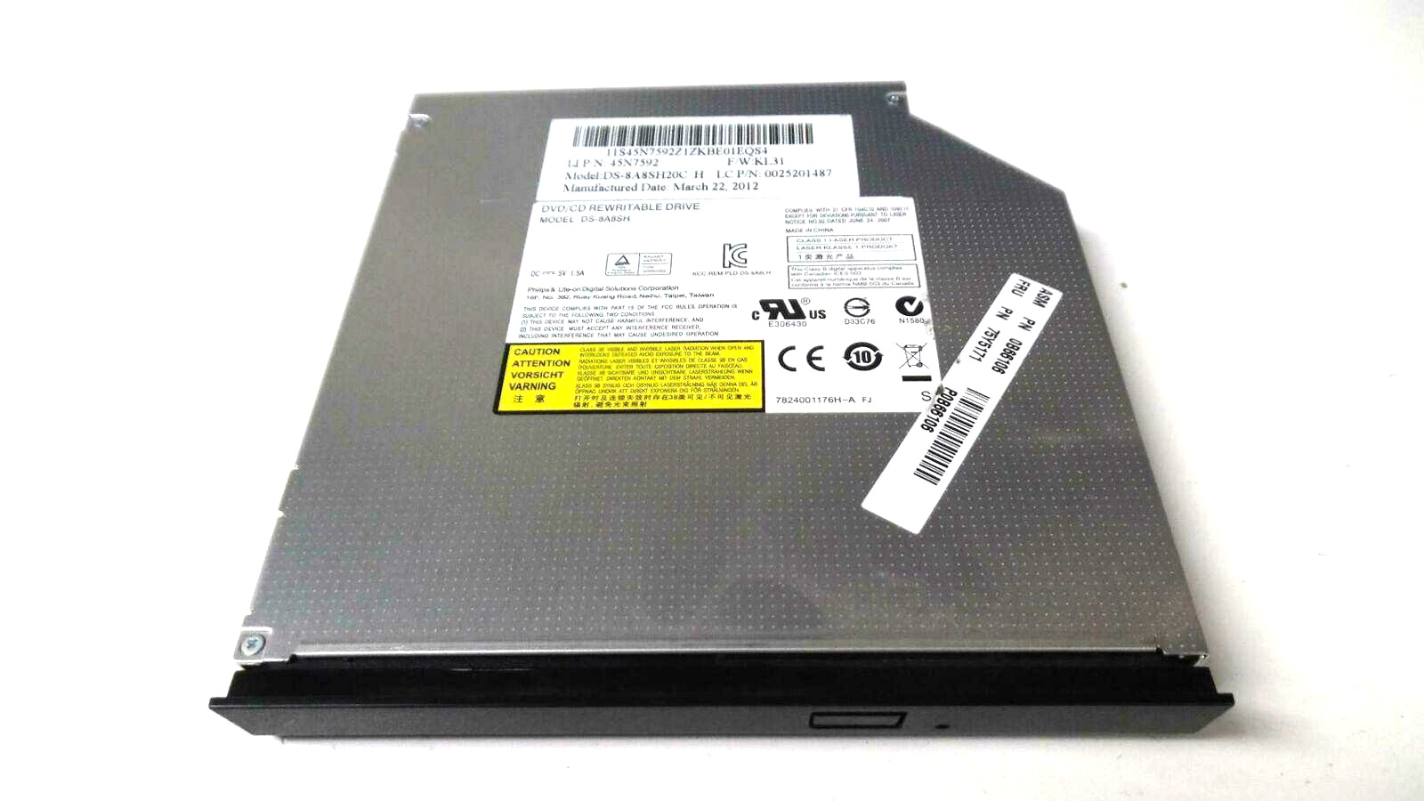 Genuine DVD±RW CD-RW Optical Drive for Lenovo ThinkPad Edge 15 -75Y5171- Tested