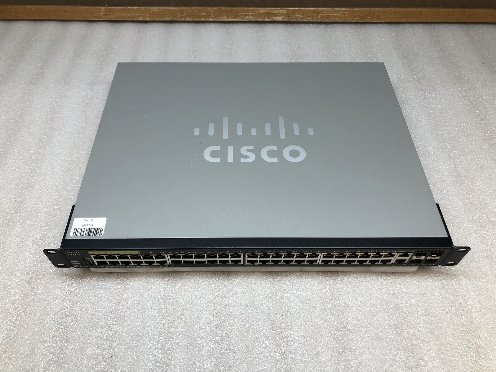 Cisco SG350X-48MP-K9 V02 Small Business Managed Stackable Gig Switch -TEST/RESET