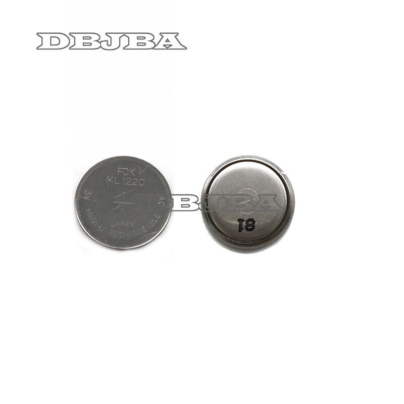 MAXELL FDK ML1220 ML 1220 RECHARGEABLE 3V BUTTON COIN CELL CMOS BATTERY