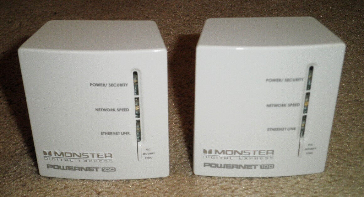 Monster Powernet 100 Digital Express Network Expansion Adapter Pair