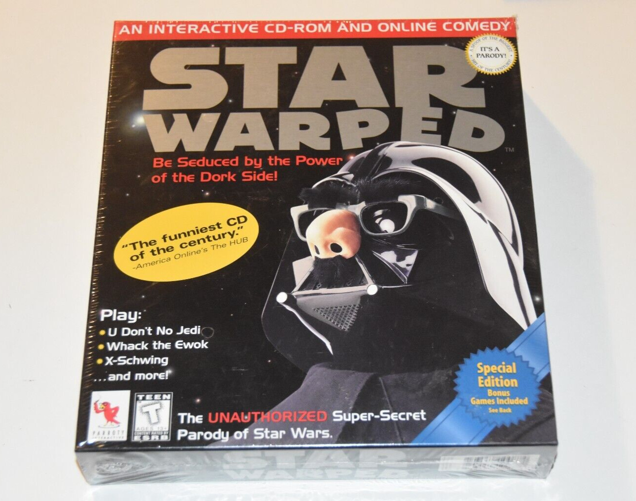 1997 NEW Special Edition Star Warped Star Wars Parody Interactive CD-Rom PC Game