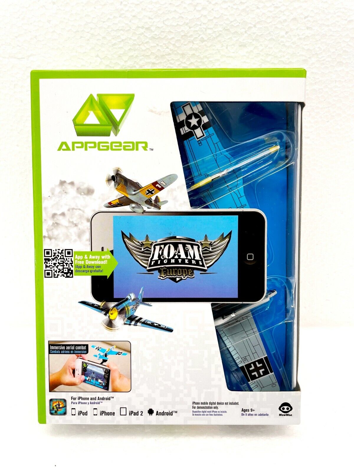 AppGear Foam WWII Fighters Europe Mobile App Game For iPhone iPod Android - NEW
