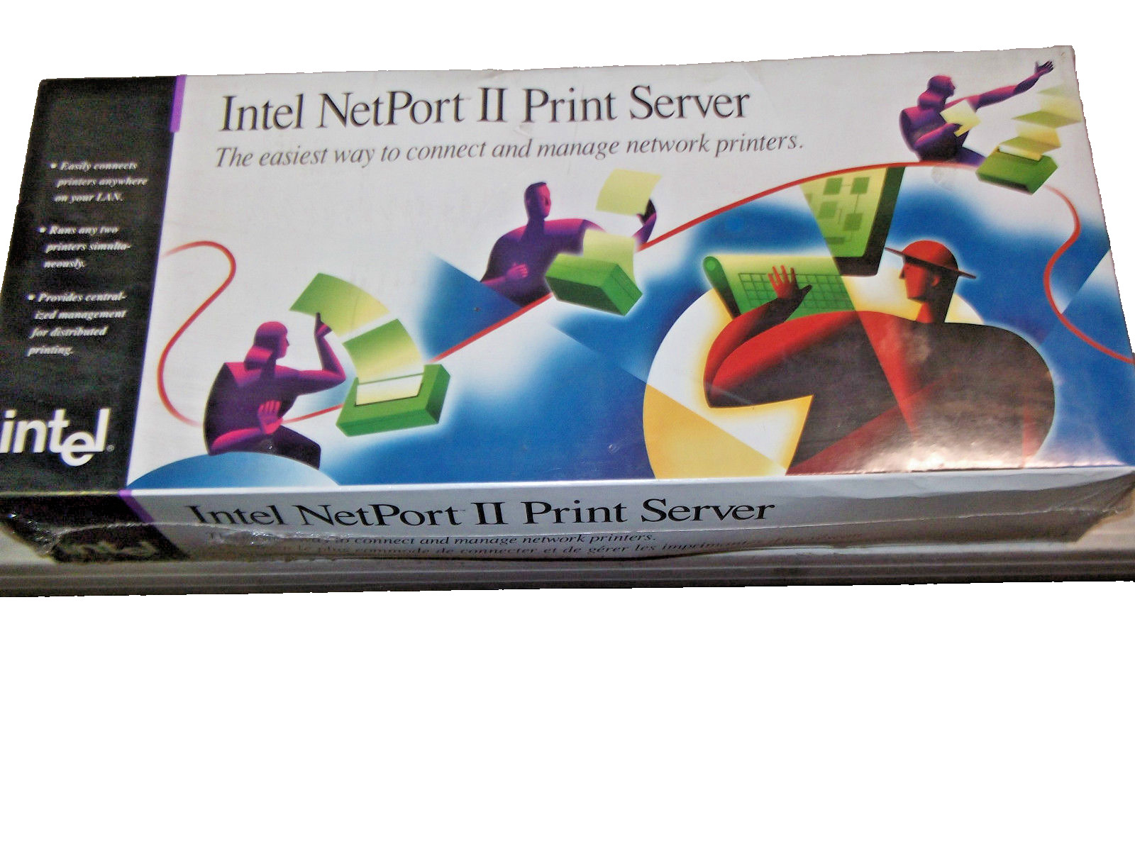 Intel NetPort II Print Server PCLA2321 Vintage Collectible Rare NEW ORIGINAL BOX