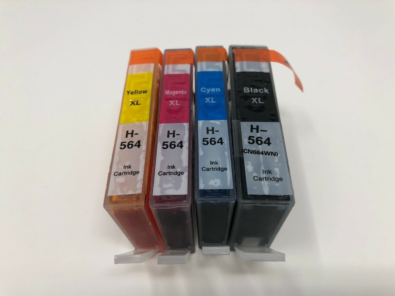 Black Cyan Magenta Yellow 4 ink Cartridge 564XL for HP Photosmart Printer C309