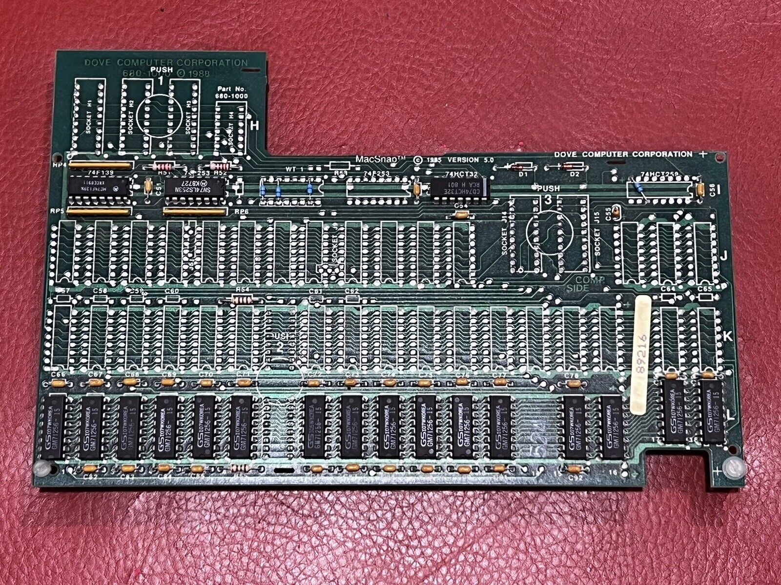 RARE Dove Computer MACSNAP Memory Upgrade for Apple Macintosh 128K 512K Computer