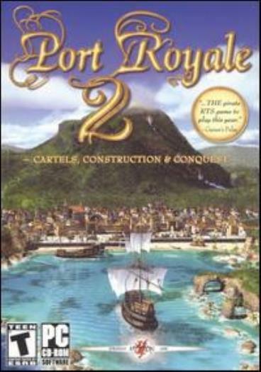 Port Royale 2 PC CD construction conquest sea ships commerce empire trading game