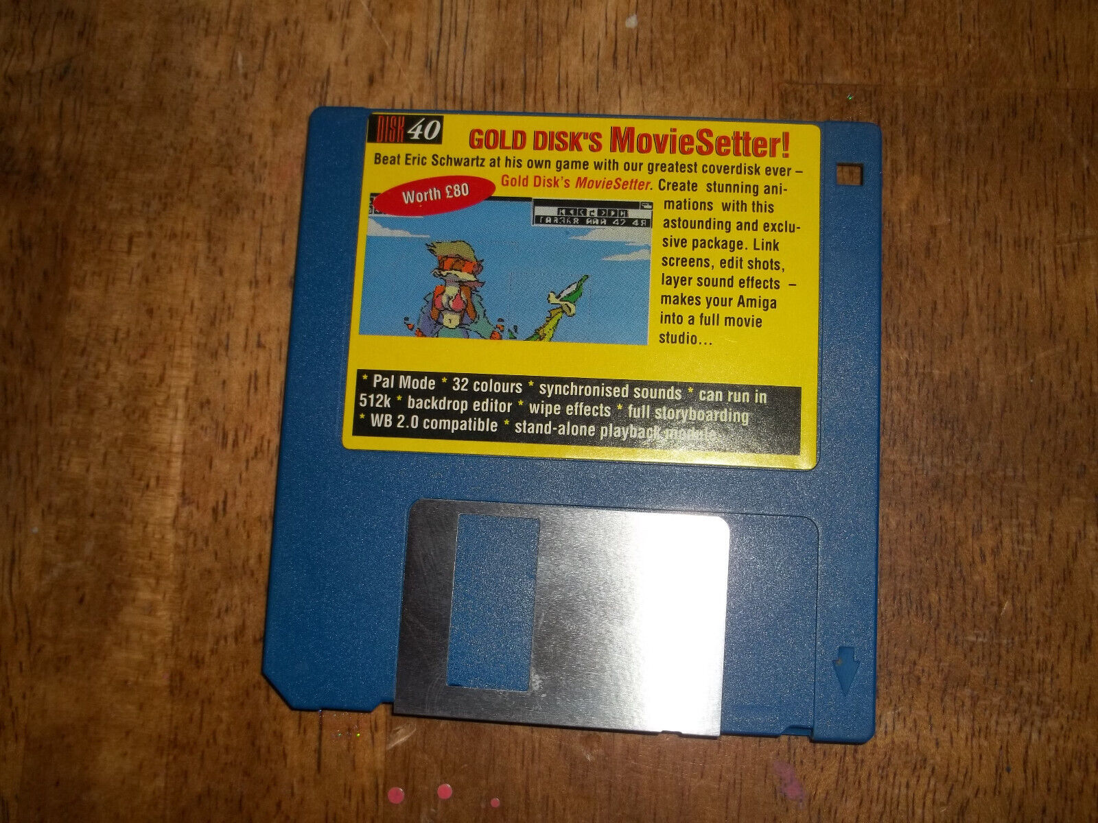 Gold Disk\'s Moviesetter for Amiga Disk Only