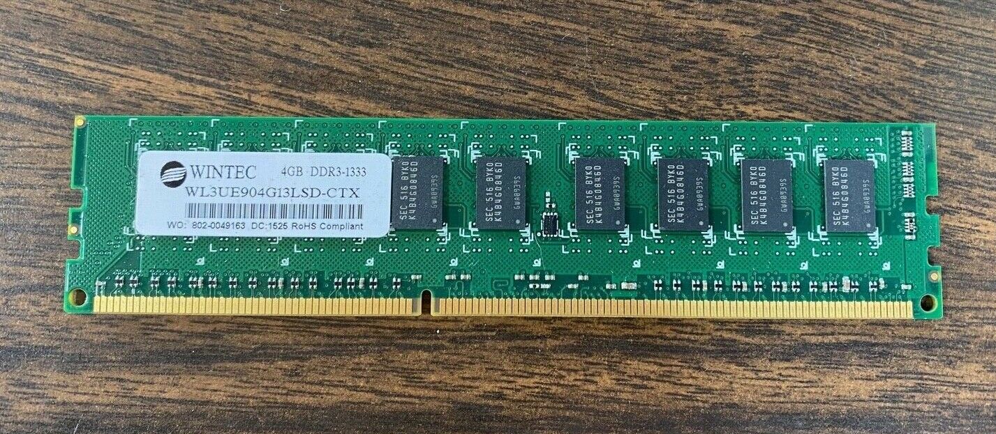  Wintec 4GB DDR3-1333 WL3UE904G13LSD-CTX Server Memory RAM ECC 