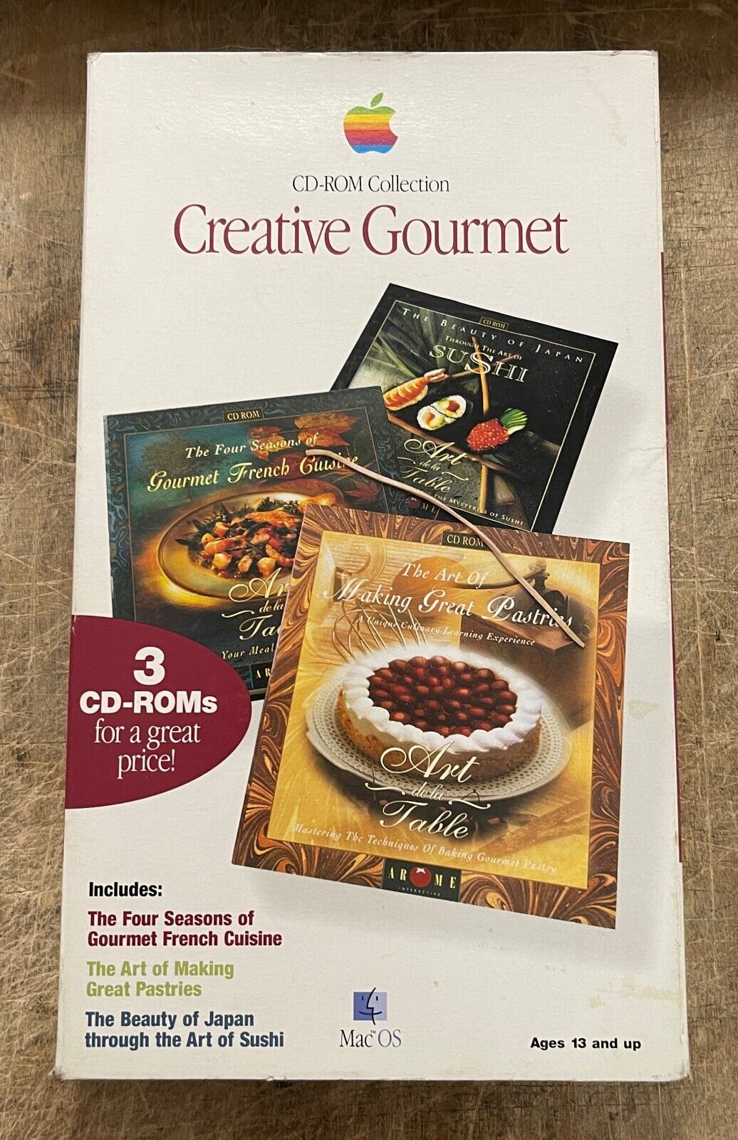 VINTAGE Apple Creative Gourmet CD-ROM Collection M4298LL/A