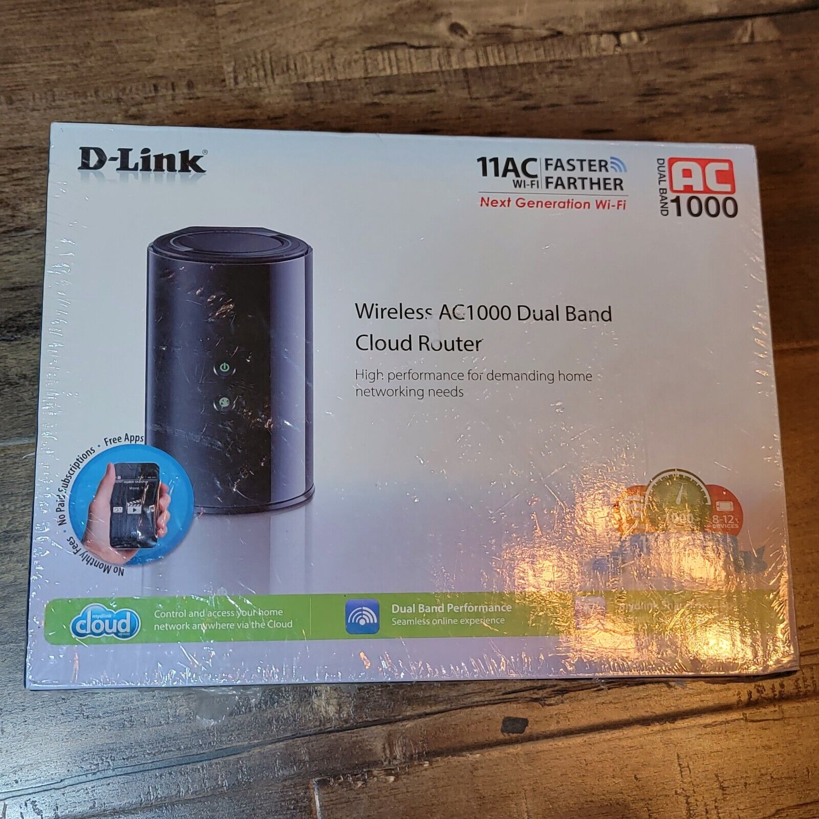 D-Link Wireless AC 1000 Mbps Home Cloud App-Enabled Dual-Band DIR 820L