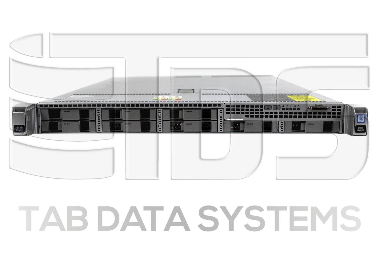 Cisco UCS C220 M4 Server UCSC-C220-M4S w/ 2x Xeon E5-2630 V3, 2x PSU, Railkit