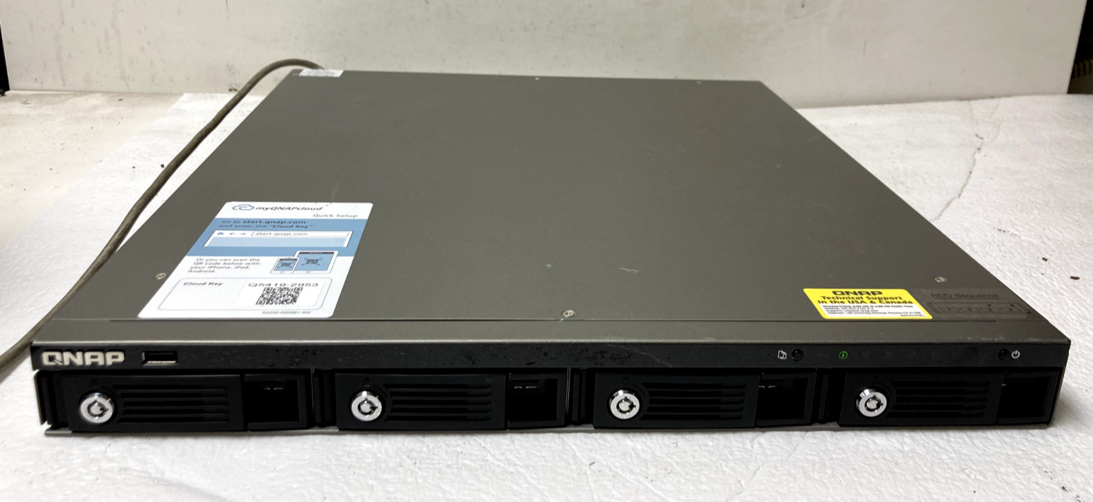 QNAP NAS Storage TS-451U Celeron J1800 @2.41GHz 8GB RAM NO HDD 4-Bay NAS Server